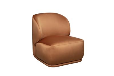 Мебель Garda Decor Кресло Капри Базовая(Capri Basic), велюр терракотовый Colt006-TER 80*90*82см арт. CAPRI BASIC-Colt006-TER
