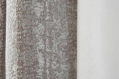 Штора Garda Decor 121GD-00003/1 Портьера Амбиция (Ambition) серая 275*260 арт. 121GD-00003/1