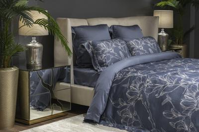 Пододеяльник Garda Decor 144HF-10412 Пододеяльник принт тенсель Магнолия cиний 220*200 арт. 144HF-10412