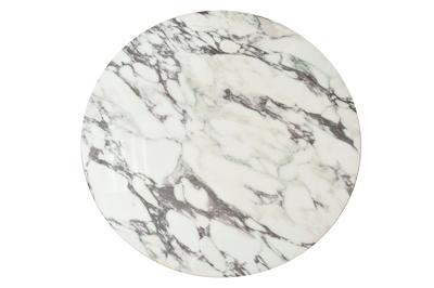 Мебель Garda Decor 33FS-11100 Стол Белый Мрамор (Marmoreal White) d90*75см арт. 33FS-11100