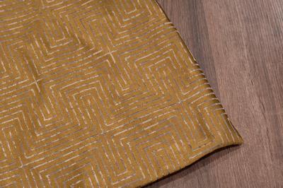 Подарок Garda Decor 121GD-12115 Покрывало Глянец (Gloss) горчичное 260*260 арт. 121GD-12115