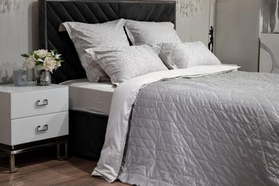Подарок Garda Decor 121GD-14610 Покрывало Шелк (Silky) Ромбо 260*260 со стежкой арт. 121GD-14610