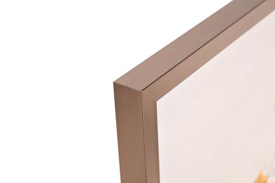 Подарок Garda Decor 89VOR-GOLDEN ROSE Холст "Золотая роза" 100х100 см, багет пластик (латунь), золотая поталь арт. 89VOR-GOLDEN ROSE