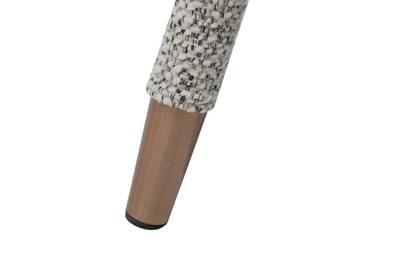 Мебель Garda Decor 30C-13780 Стул обеденный шенилл белый 55*62*77см арт. 30C-13780