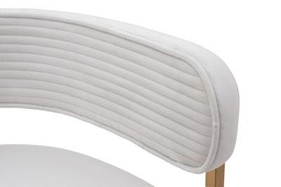 Мебель Garda Decor GY-85040 Стул велюр светло-серый/матовое золото 60*55*73см арт. GY-85040