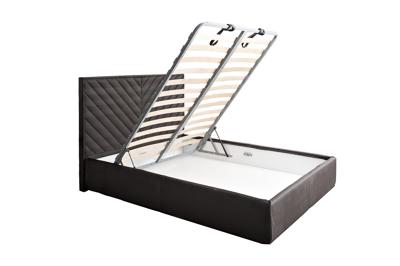Кровать Garda Decor Кровать Милано Базовая(Milano Basic) c подъем.мех.велюр серый Colt1003 173*220*125 арт. MILANO BASIC2К-160M-Colt1003