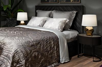 Кровать Garda Decor Кровать Милано Базовая(Milano Basic) c подъем.мех.велюр серый Colt1003 173*220*125 арт. MILANO BASIC2К-160M-Colt1003