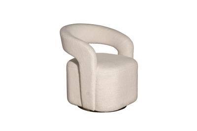 Мебель Garda Decor 76AR-73960 Кресло поворотное Тедди (Teddy) белое 65*70*75см арт. 76AR-73960