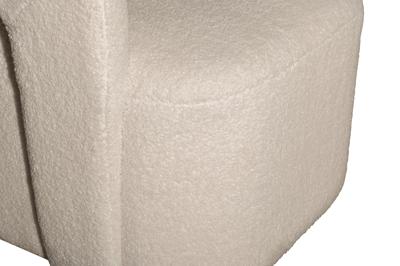 Мебель Garda Decor 76AR-73960 Кресло поворотное Тедди (Teddy) белое 65*70*75см арт. 76AR-73960