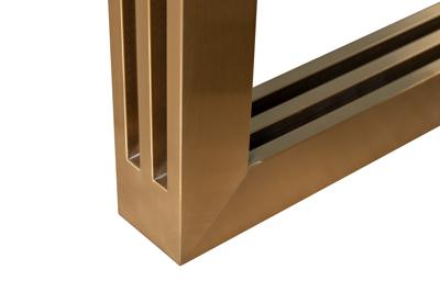 Мебель Garda Decor 30F-14780 Стол обеденный белый / браш.золото 200*100*76см арт. 30F-14780