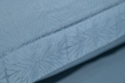 Подарок Garda Decor 180JOD-18011 Комплект постельного белья Муар, бамбук,сине-зеленый, Двуспальный евро (200*220) арт. 180JOD-18011