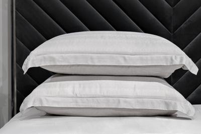 Подарок Garda Decor 180JOD-18002 Комплект постельного белья Гарда, бамбук, серый, Семейный (145*210-2шт) арт. 180JOD-18002