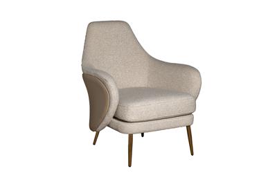Мебель Garda Decor 87YY-20410 Кресло Сельвино (Selvino) иск.мех / экокожа 77*82*92см арт. 87YY-20410