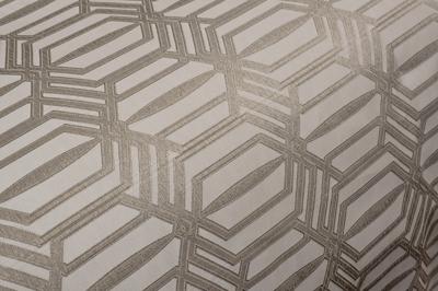 Подарок Garda Decor 121GD-12126 Комплект Артдеко (Artdeco) серый ( покрывало 260*260 и 2 наволочки 50*70) арт. 121GD-12126