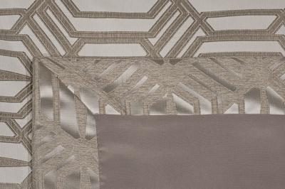 Подарок Garda Decor 121GD-12126 Комплект Артдеко (Artdeco) серый ( покрывало 260*260 и 2 наволочки 50*70) арт. 121GD-12126