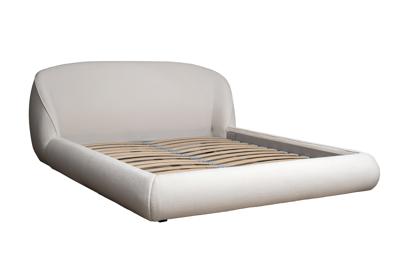 Кровать Garda Decor Кровать Палаццо(Palazzo) 160 без мех.рогожка св.бежевая Norton-SVBEG 198*240*90см арт. Palazzo-160-Norton SVBEG