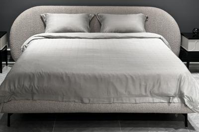Кровать Garda Decor Кровать Сицилия(Sicilia) без мех.,букле бежевая Orso-BEG 240*220*87см арт. Sicilia-160-Orso BEG