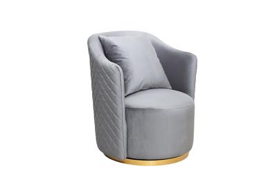 Мебель Garda Decor Кресло Верона(Verona/VD) вращающееся, велюр ,бирюзовый Colt1004-BIRUZ/золото 70*77*80см арт. 179VD-VERONA/VD-Colt1004