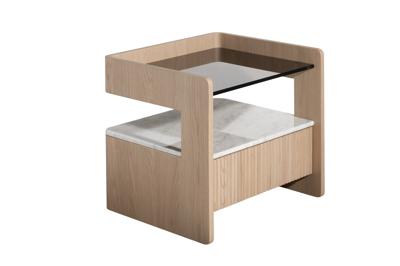 Мебель Garda Decor 77IP-20100 Тумбочка с ящиком светлая 56*48*48см арт. 77IP-20100