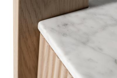Мебель Garda Decor 77IP-20100 Тумбочка с ящиком светлая 56*48*48см арт. 77IP-20100