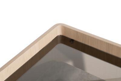 Мебель Garda Decor 77IP-20100 Тумбочка с ящиком светлая 56*48*48см арт. 77IP-20100