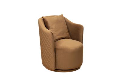 Мебель Garda Decor Кресло Верона Базовая(Verona Basic/VD) вращающееся велюр коричн. Colt004-KOR 70*77*80см арт. 179VD-VERONA BASIC/VD-Colt004