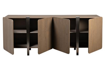 Мебель Garda Decor 58DB-12286 Комод "Закруглённый" (Smooth) 200*42*80см арт. 58DB-12286