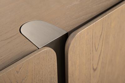 Мебель Garda Decor 58DB-12286 Комод "Закруглённый" (Smooth) 200*42*80см арт. 58DB-12286