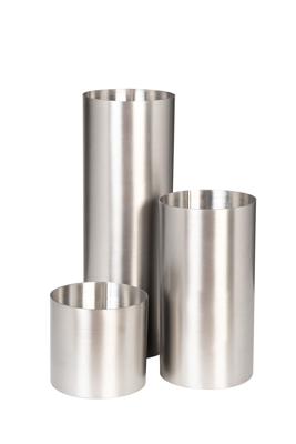 Ваза Garda Decor 58DB-18202 Ваза нерж.ст/мат.никель 10*10*20см арт. 58DB-18202