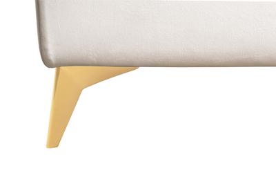 Кровать Garda Decor Кровать Сиена(Siena) без мех.велюр кремовый Colt1008 199*222*116см арт. Siena-160-Colt1008-CREAM