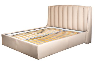 Кровать Garda Decor Кровать Одри(Odry) c подъем.мех. велюр экрю Colt1009 186*220*120 арт. ODRY-160M-Colt1009+Colt1008