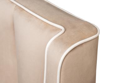 Кровать Garda Decor Кровать Одри(Odry) c подъем.мех. велюр экрю Colt1009 186*220*120 арт. ODRY-160M-Colt1009+Colt1008