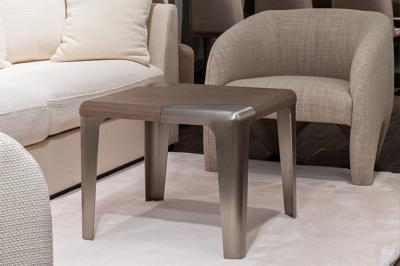 Стол журнальный Garda Decor 58DB-13125 Стол журнальный "Закруглённый" (Smooth) 60*60*50 арт. 58DB-13125