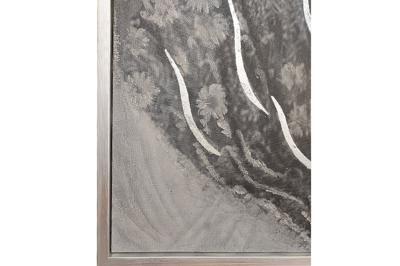 Подарок Garda Decor 89VOR-AQUARELLE40/2 Холст "Нежность/1" 100*100 см,дерев.багет серебро, поталь арт. 89VOR-AQUARELLE40/2