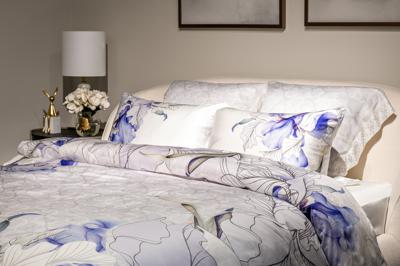 Наволочка Garda Decor 180JOD-18028 Комплект наволочек Ирисы тенсель 70*70 (2шт) арт. 180JOD-18028