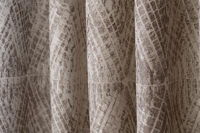 Штора Garda Decor 121GD-12132 Портьера Змейка (Serpente) золотая 300*260 арт. 121GD-12132