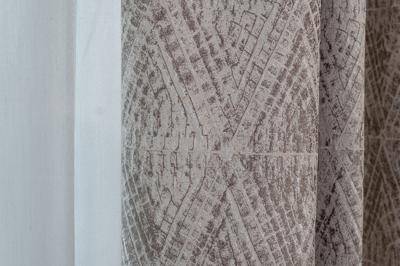 Штора Garda Decor 121GD-12132 Портьера Змейка (Serpente) золотая 300*260 арт. 121GD-12132