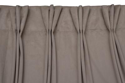 Штора Garda Decor 121GD-00118  Портьера Шелк (Silkу)5 бежевая на подкладе 300*260 арт. 121GD-00118