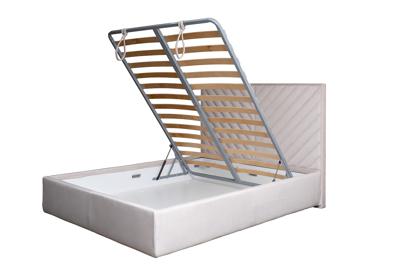 Кровать Garda Decor Кровать Милано Базовая(Milano Basic) c подъем.мех.велюр бежевый Colt002 173*220*125 арт. MILANO BASIC-160M-Colt002
