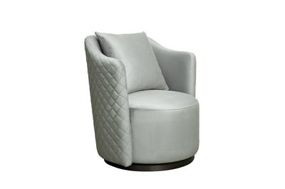 Мебель Garda Decor Кресло Верона(Verona) вращающееся, велюр мятный Colt025-MINT/бронза 70*77*80см арт. VERONA-Colt025-Bronza