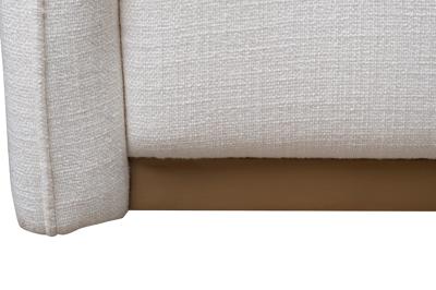 Мебель Garda Decor Диван трехместный Толедо(GD/Toledo) св.бежевый рогожка Norton-Svbeg 236*97**77см арт. GD/TOLEDO-Т3-Norton-Svbeg