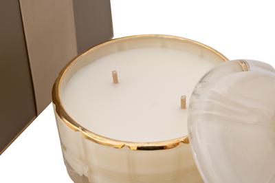 Свеча Garda Decor 96CN-45015 Свеча ароматическая Светлая Ваниль (Blonde Vanilla) в вазе в упаковке 185 гр. арт. 96CN-45015