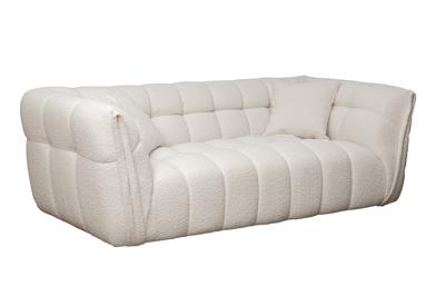 Мебель Garda Decor Диван двухместный Прато(GD/Prato) букле экрю Orso-ECRU 204*106**75см арт. GD/Prato-D2-Orso Ecru