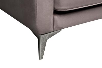 Мебель Garda Decor Кресло Сиена(Siena) велюр коричневый Colt1012-ROSKOR 83*82*93см арт. SIENA-К-Colt1012