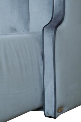Кровать Garda Decor Кровать Одри(Odry) c подъем.мех.вельвет синий Velv-SIN 186*220*120 арт. ODRY1К-160M-Velv SIN+Colt1006