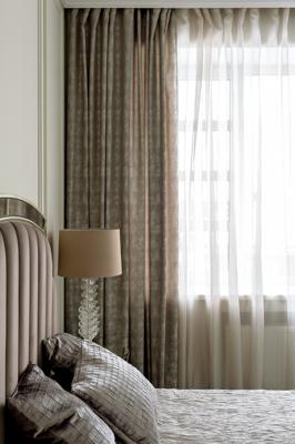Штора Garda Decor 121GD-00021 Портьера Хьюстон (HOUSTON) бежевый 275*260см арт. 121GD-00021