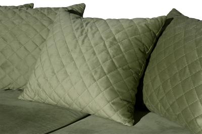 Диван Garda Decor Диван Сорренто(Sorrento) 230M трехм.раск,велюр оливковый Colt1002-OLIV 230*101*86 арт. SORRENTO-230M-Colt1002-OLIV