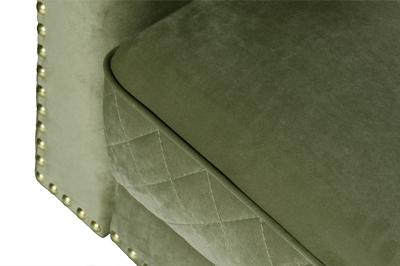 Диван Garda Decor Диван Сорренто(Sorrento) 230M трехм.раск,велюр оливковый Colt1002-OLIV 230*101*86 арт. SORRENTO-230M-Colt1002-OLIV