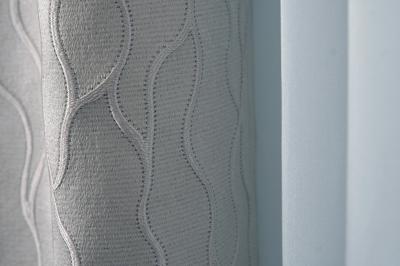 Штора Garda Decor 121GD-00025 Портьера Ажур (Mesh) голубой 275*260 арт. 121GD-00025