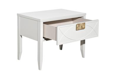 Мебель Garda Decor 151SV-000010 Тумба прикроватная бежевая 1 ящик 60*50*40см арт. 151SV-000010